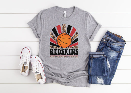 Basketball Hygee School Spirit Wear Adult Tee | Hillsboro Toppers  | Spirit Wear Collection