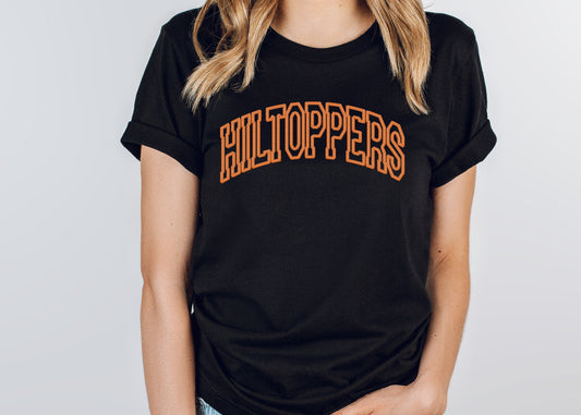 Faux Embroidery Spirit Wear Adult Tee | Hillsboro Toppers | Spirit Wear Collection