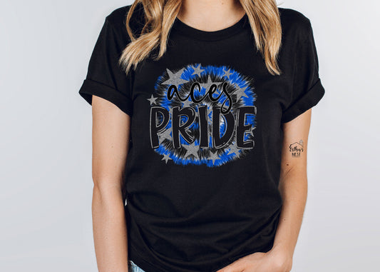 Tie Dye Adult Spirit Tee | Mulberry Grove Aces | Spirit Wear