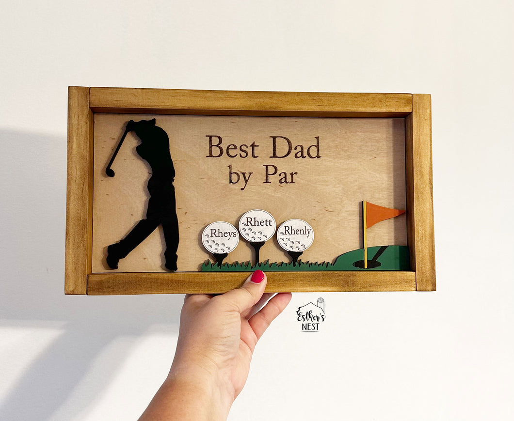 Wooden Golf Tee - Golf - To My Dad - You Will Be Always My Best Coach -  Wrapsify