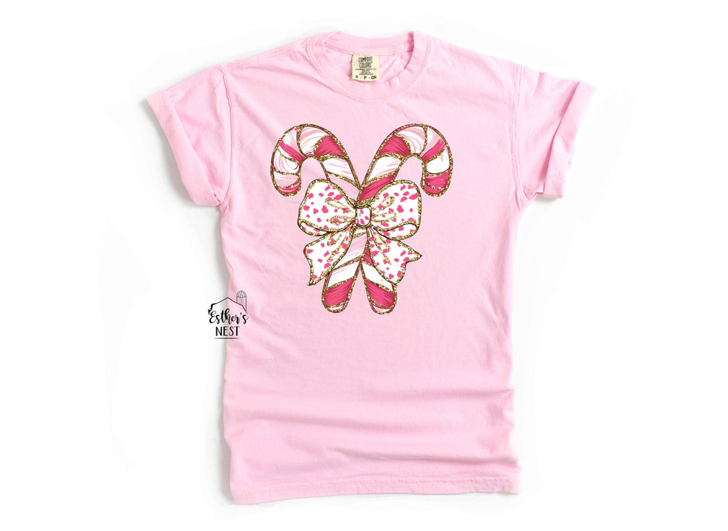 Candy Cane Christmas Tee | Christmas Collection | Adult Tee Collection (Copy)