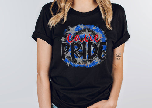 Tie Dye Adult Spirit Tee | Carlinville Cavaliers | Spirit Wear