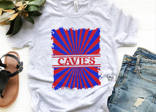 Vintage Spirit Wear Adult Tee | Carlinville Cavies | Spirit Wear Collection