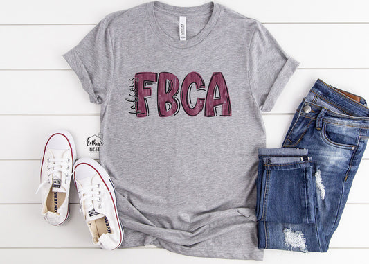 Brushstroke Adult Spirit Tee | FBCA Falcons | Spirit Wear