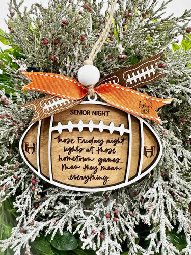 Custom Football Team Christmas Ornament | Christmas Decor