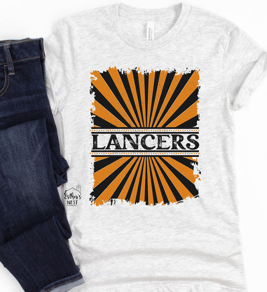 Vintage Lancer Spirit Wear Adult Tee | Lincolnwood Lancers | Spirit Wear Collection