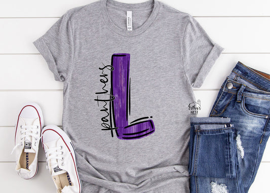 Brushstroke Adult Spirit Tee | Litchfield Panthers | Spirit Wear