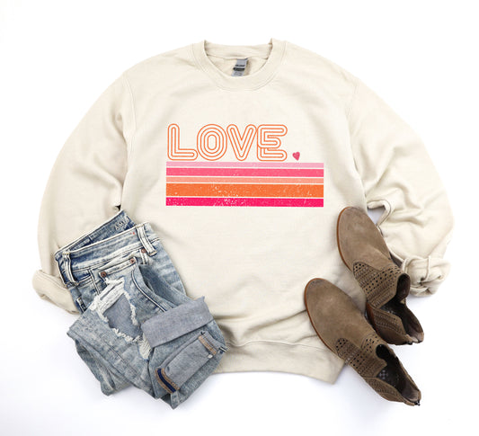 LOVE Tee or Sweatshirt | Valentine Collection | Adult Tee Collection