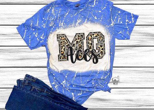 Bleached Adult Spirit Tee | Mulberry Grove Aces | Spirit Wear