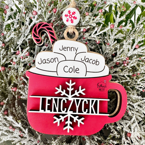 Personalized Hot Cocoa Christmas Ornament | Christmas Collection