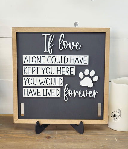 Memorial Dog Collar Sign | Pet Collection | Home Decor Collection | DIY Collection