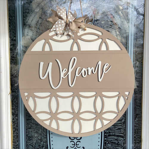 Welcome Door Hanger | Door Hanger Collection | Home Decor Collection