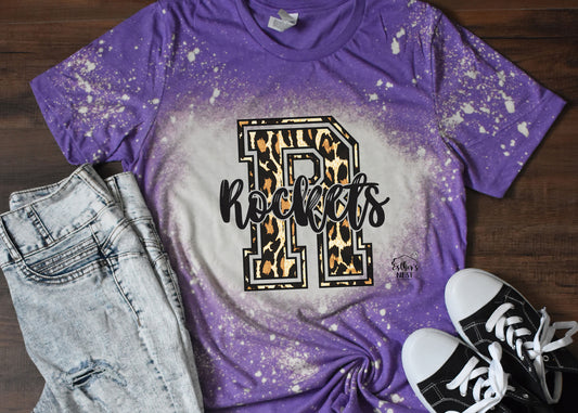 Bleached Adult Spirit Tee | Routt Rocket | Spirit Wear