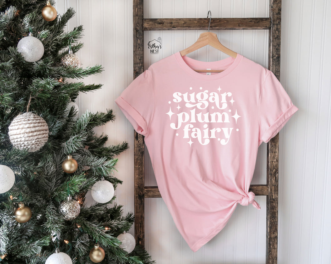 Sugar Plum Fairy Adult Christmas Tee or Sweatshirt | Christmas Collection | Adult Tee Collection