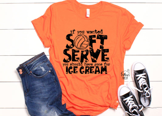 Soft Serve Volleyball Adult Tee | Hillsboro Toppers  | School Spirit Collection