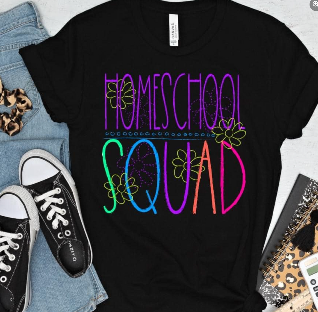 Chalkboard Homeschool Adult Tee | Educator Apparel | Educator Collection