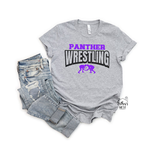 Wrestling 2 Adult Tee | Litchfield Panthers | Spirit Wear Collection | Sports Collection