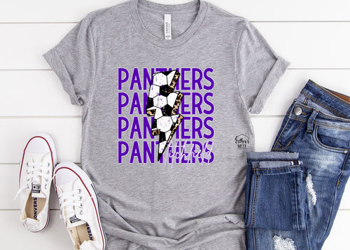 Panther Soccer Lightening Bolt Spirit Wear Adult Tee | Litchfield Panthers | Spirit Wear Collection