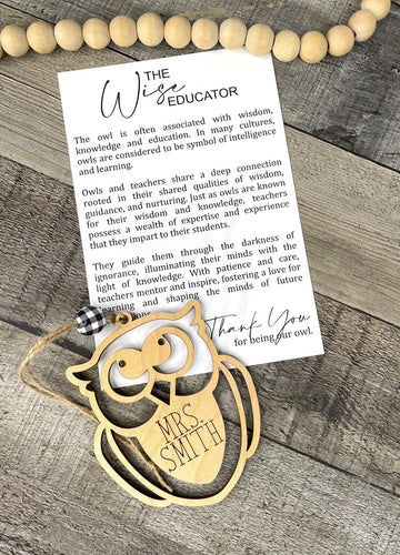 The Wise Owl Educator | The Meaningful Ornament Collection | Christmas Collection