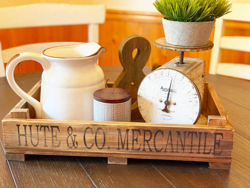 Personalized Mercantile Crate