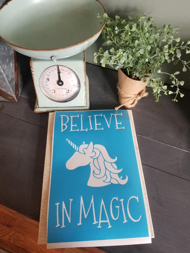 Believe in Magic DIY Kids Sign Kit