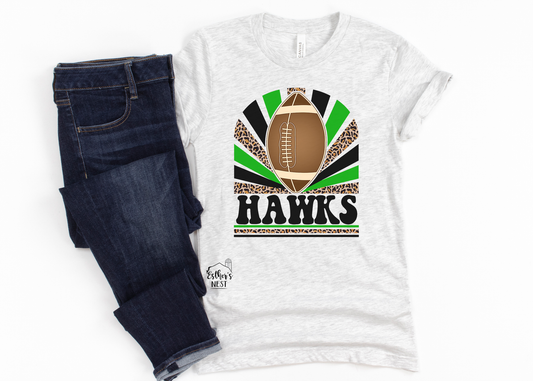 Carrollton Hawks Football Hygee 2022 Fall School Spirit Wear Adult Tee | Carrollton Hawks | Spirit Wear Collection