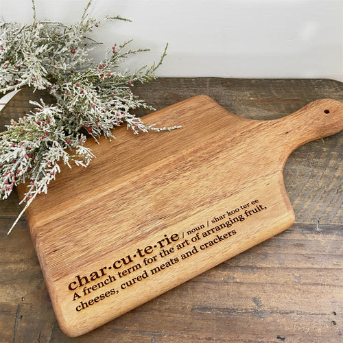 Charcuterie Definition Engraved Cutting Board | Christmas Collection | Cutting Board Collection | Everyday Collection