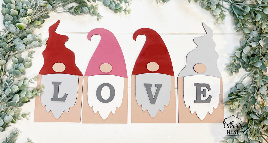 Gnome Shelf Sitters | Home Decor | Valentine Collection