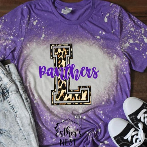 Bleached Adult Spirit Tee | Litchfield Panthers | Spirit Wear