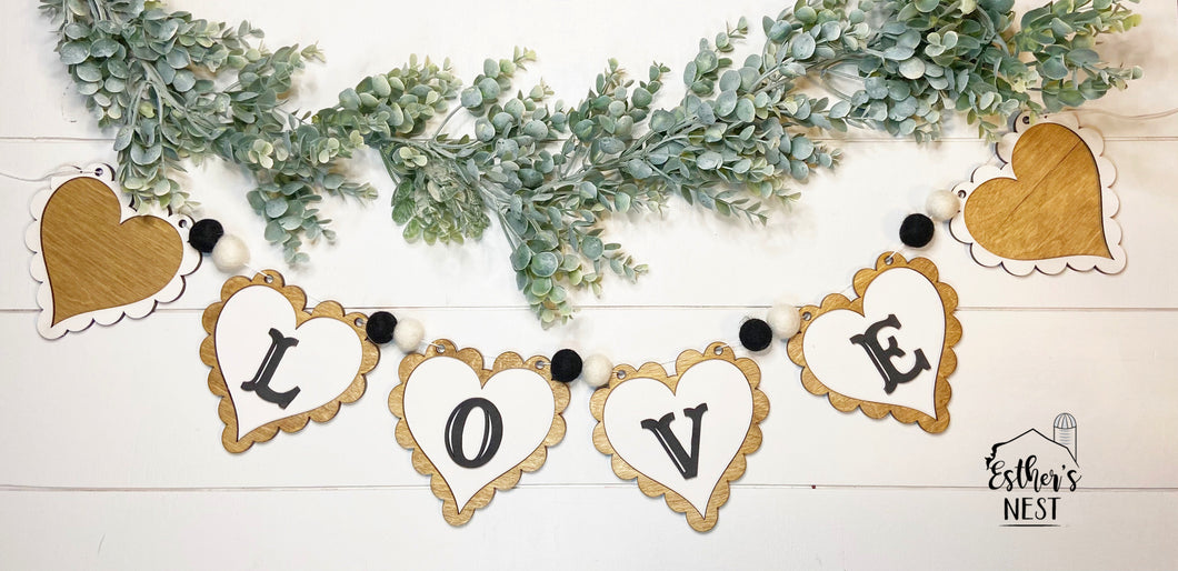 Love Garland | Home Decor | Valentine Collection