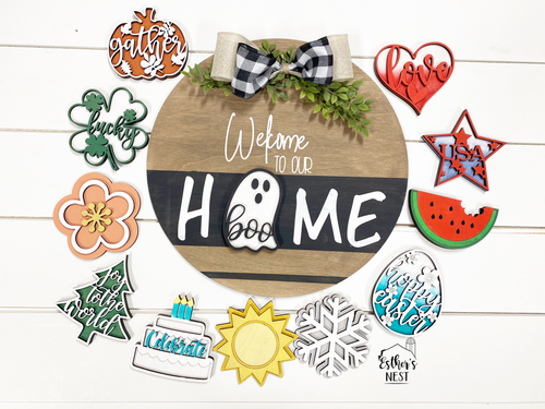 Interchangeable Season Sign | Home Decor | DIY Collection