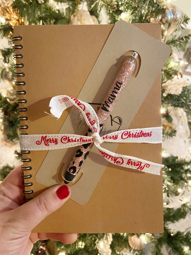 Mama Glitter Pen & Journal Gift Set | Christmas Collection | Everyday Collection