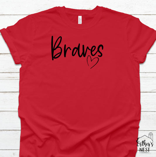 Custom School Spirit Wear Adult Tee | Nokomis Braves | Spirit Wear