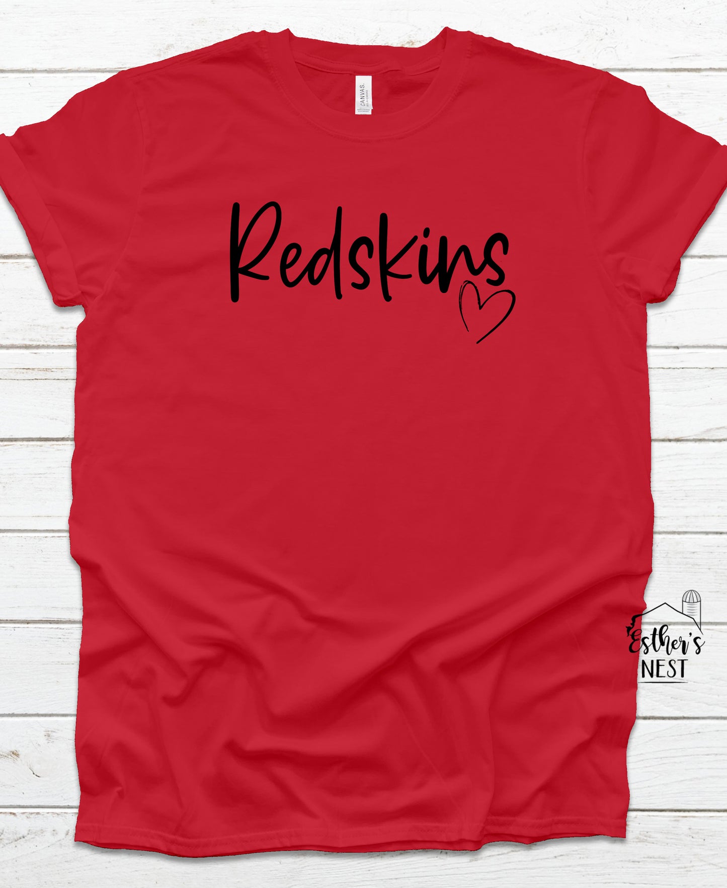 Custom School Spirit Wear Adult Tee | Nokomis Redskins | Spirit Wear