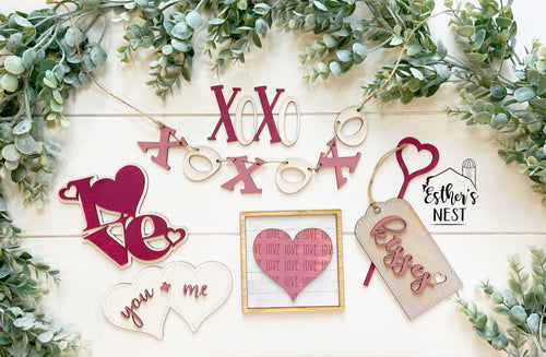 XOXO Tier Tray Kit | Home Decor | Valentine Collection