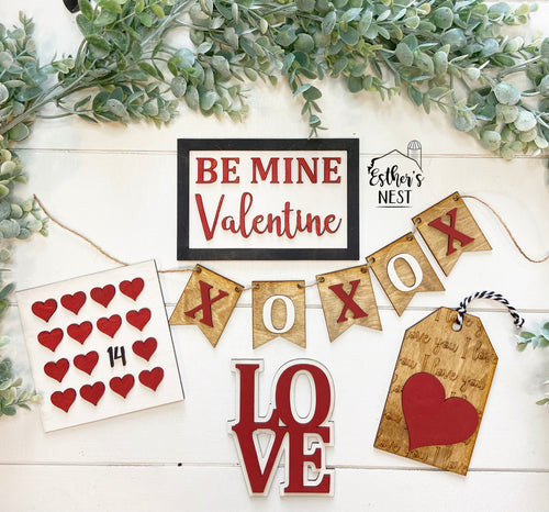 Valentine Tier Tray Kit | Home Decor | Valentine Collection