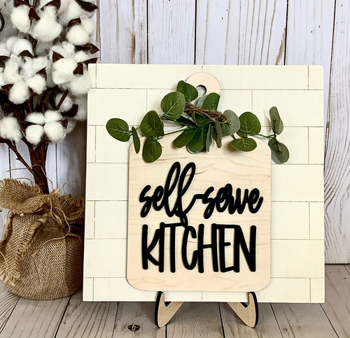 Self-Serve Kitchen Table Sign | DIY Collection