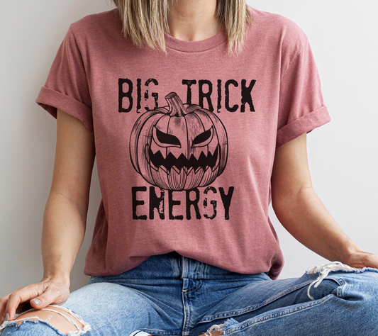 Big Trick Energy Halloween Adult Tee | Adult Tee Collection | Fall Collection