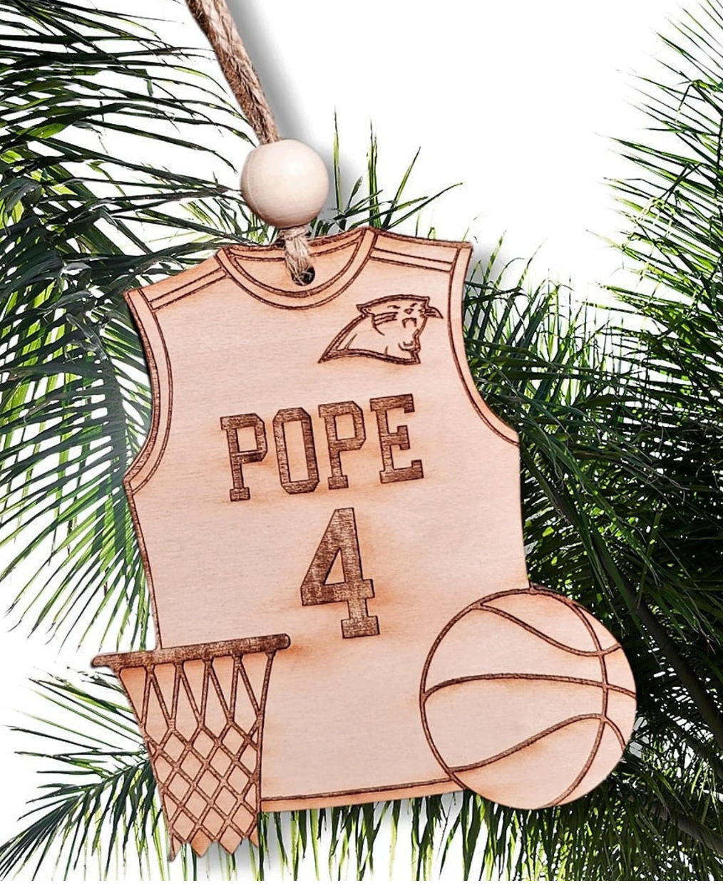 Personalized Sports Band Ornaments | Christmas Collection | Sports Collection | Spirit Wear Collection