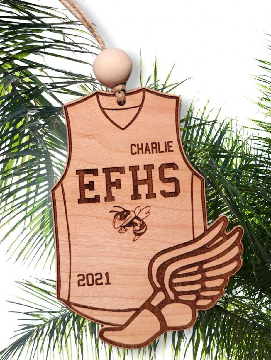 Personalized Sports Band Ornaments | Christmas Collection | Sports Collection | Spirit Wear Collection