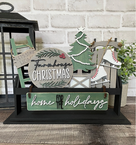 FARM CHRISTMAS WAGON INSERT -  NESTING BOX EXCLUSIVE