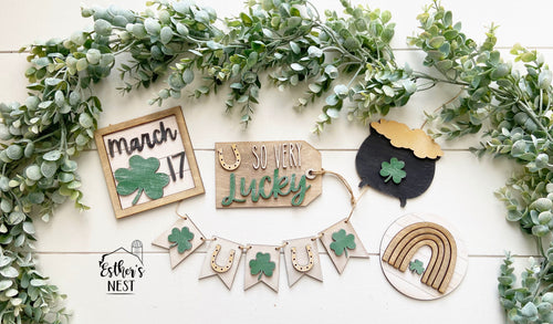 St. Patrick's Day Tier Tray Kit | Home Decor | St. Patrick's Day Collection | DIY Kits