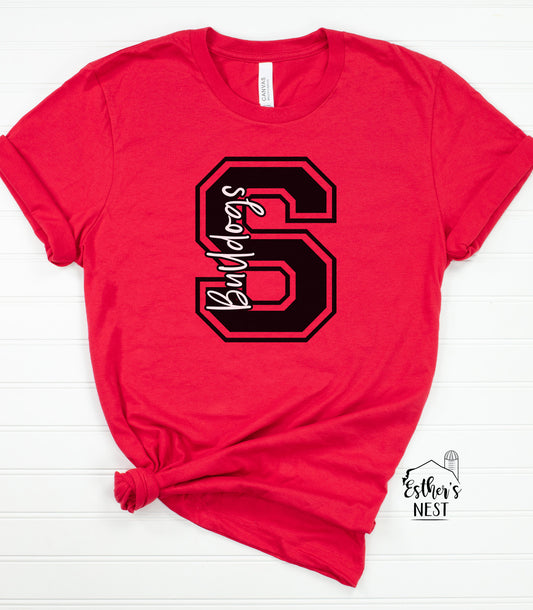 Custom Varsity School Spirit Wear Adult Tee | Staunton | Spirit Wear