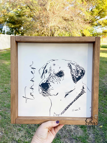 Custom Pet Portrait | Pet Collection | Home Decor Collection