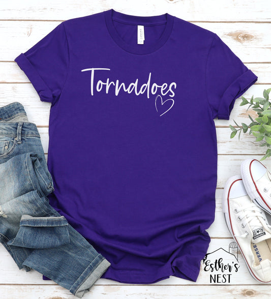 Custom School Spirit Wear Adult Tee | Taylorville Tornadoes| Spirit Wear