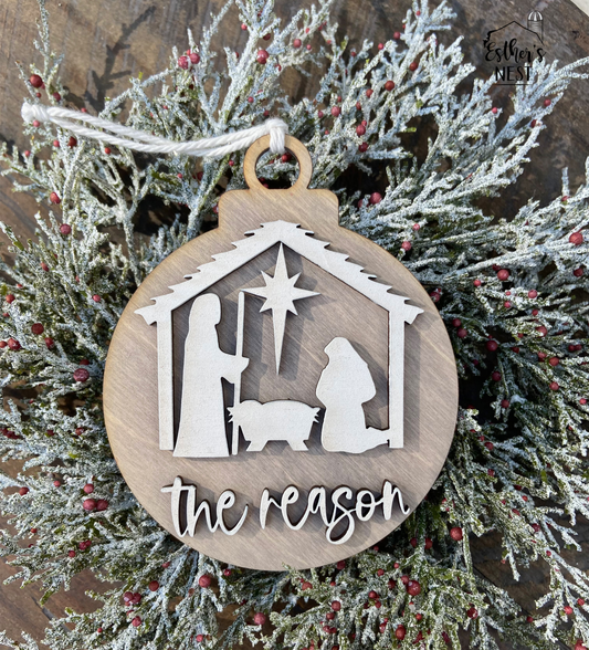 The Reason Wood Ornament | Christmas Collection | Home Decor