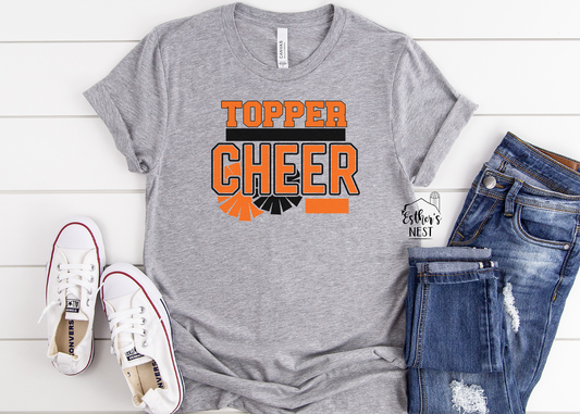 Topper Cheer Spirit Wear Adult Tee | Hillsboro Toppers | Spirit Wear Collection