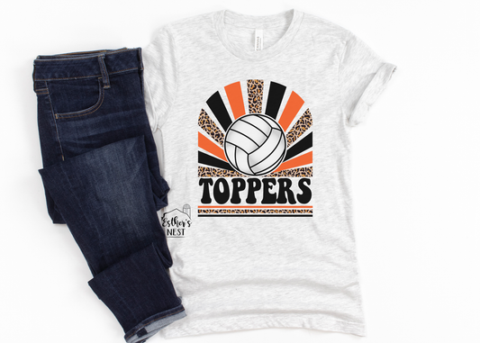 Topper Volleyball Hygee 2022 Fall School Spirit Wear Adult Tee | Hillsboro Toppers | Spirit Wear Collection