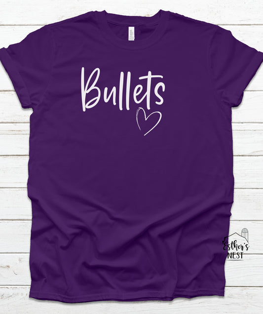 Custom School Spirit Wear Adult Tee | Williamsville Bullets| Spirit Wear