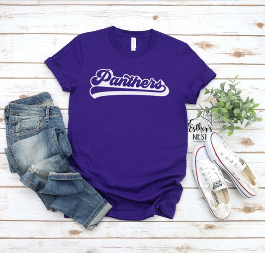 Litchfield Panthers Retro 2022 Fall School Spirit Wear Adult Tee | Litchfield Panthers | Spirit Wear Collection